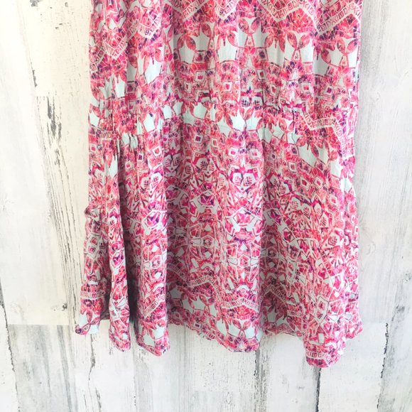 Free People Simone Tribal Print Dropwaist Dress - Picture 14 of 15